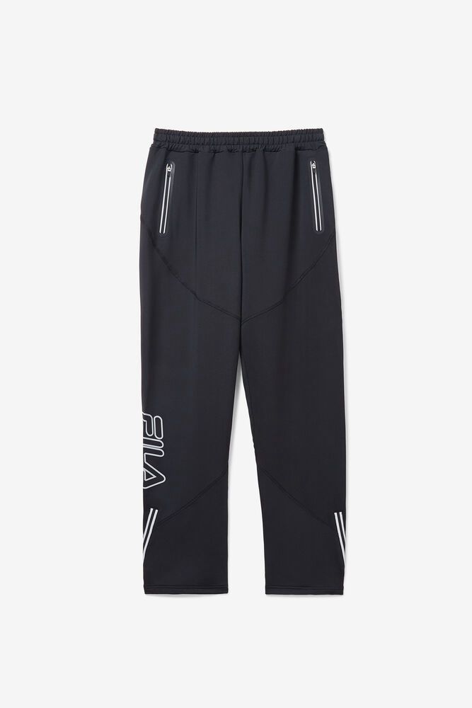 Fila Pants Nusrat Mens Black - India LYA-587649